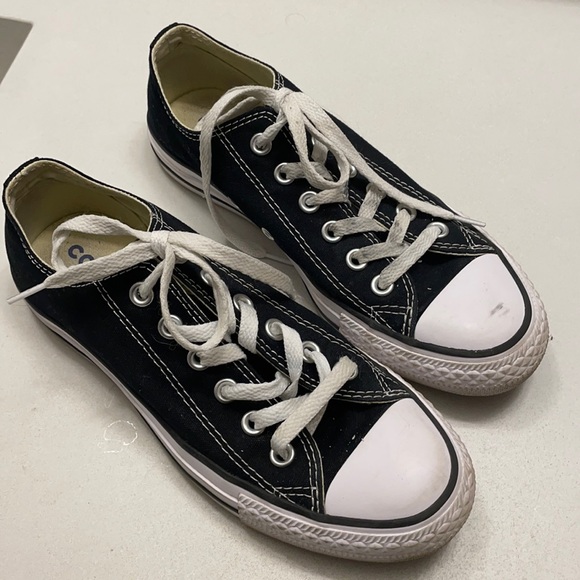 Converse Shoes - Converse All Star Low Top Sneakers Black Chucks